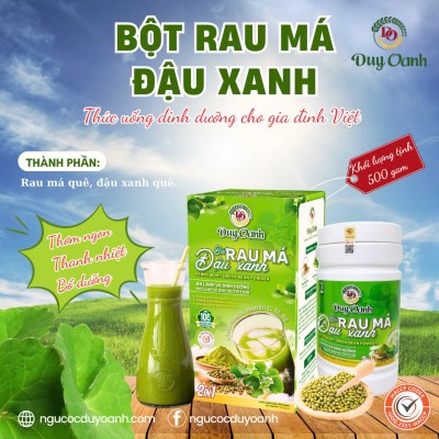 Bột rau má đậu xanh